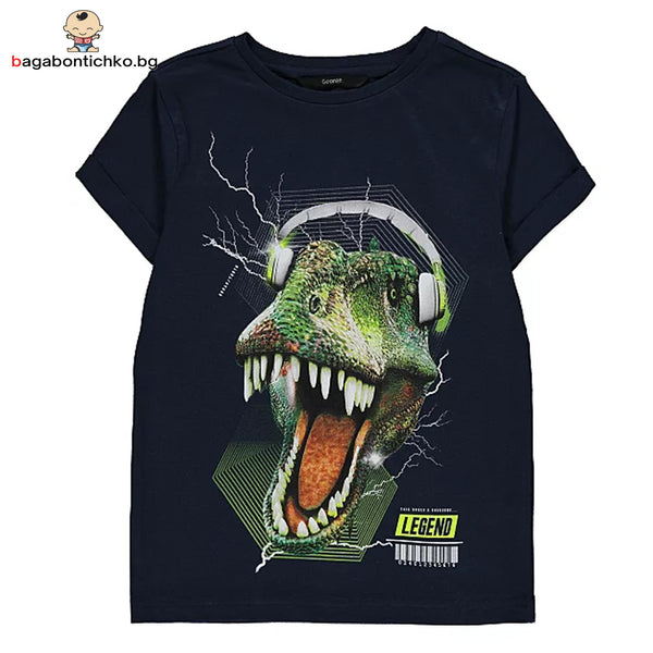 Тениска с тиранозавър